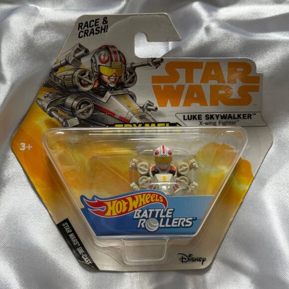 NIB! MATTEL Hot Wheels Star Wars Battle Rollers MINI Toy – LUKE SKYWALKER - Picture 1 of 5
